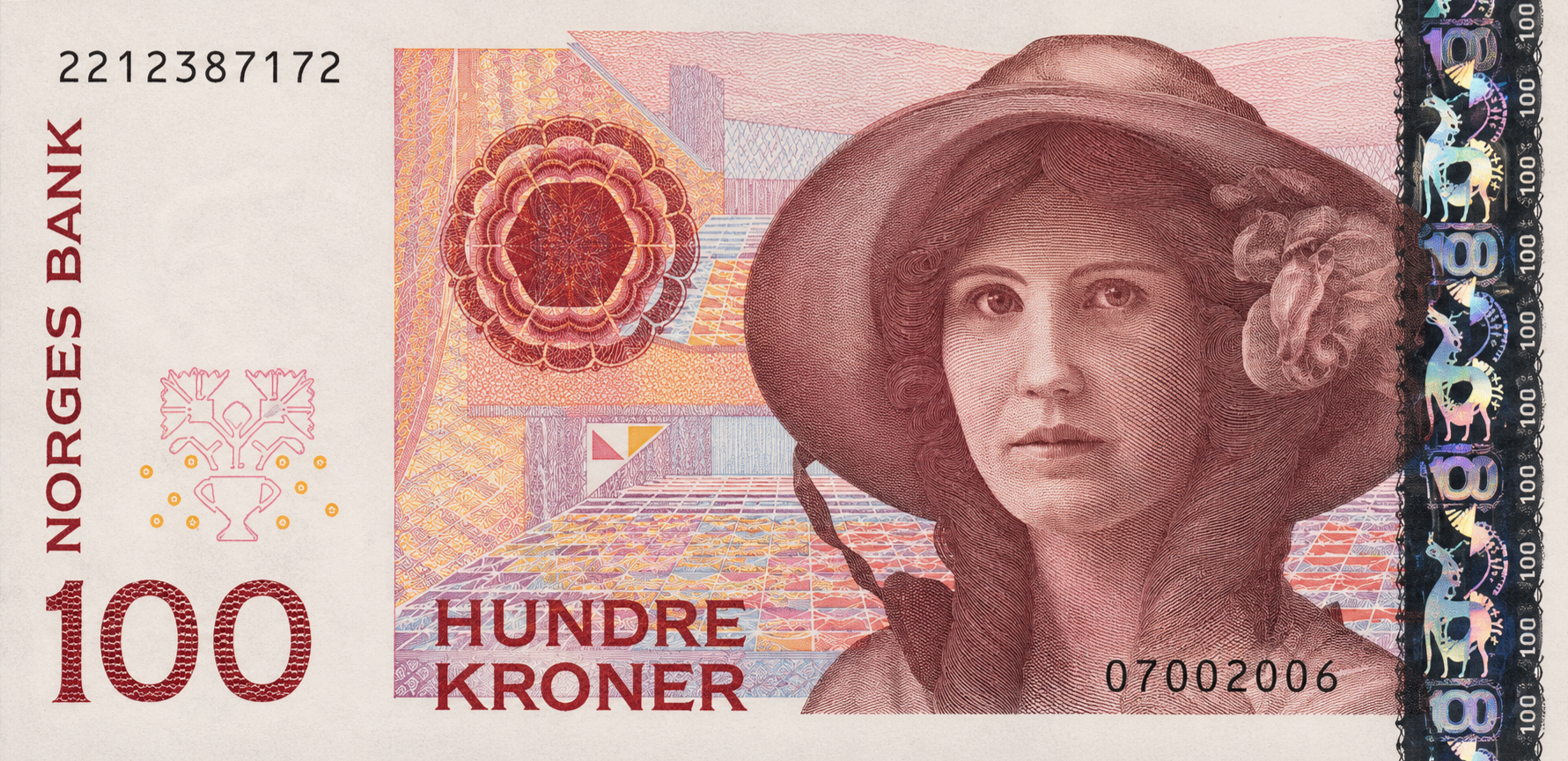 100 كرونة نرويجية