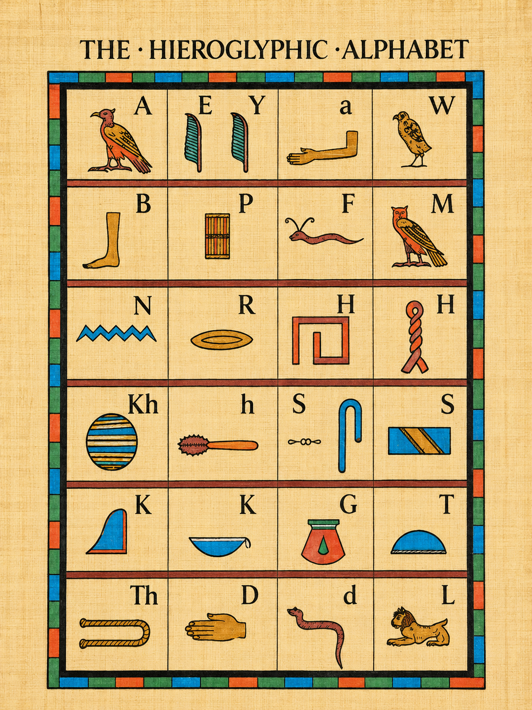 الأبجدية الهيروغليفية