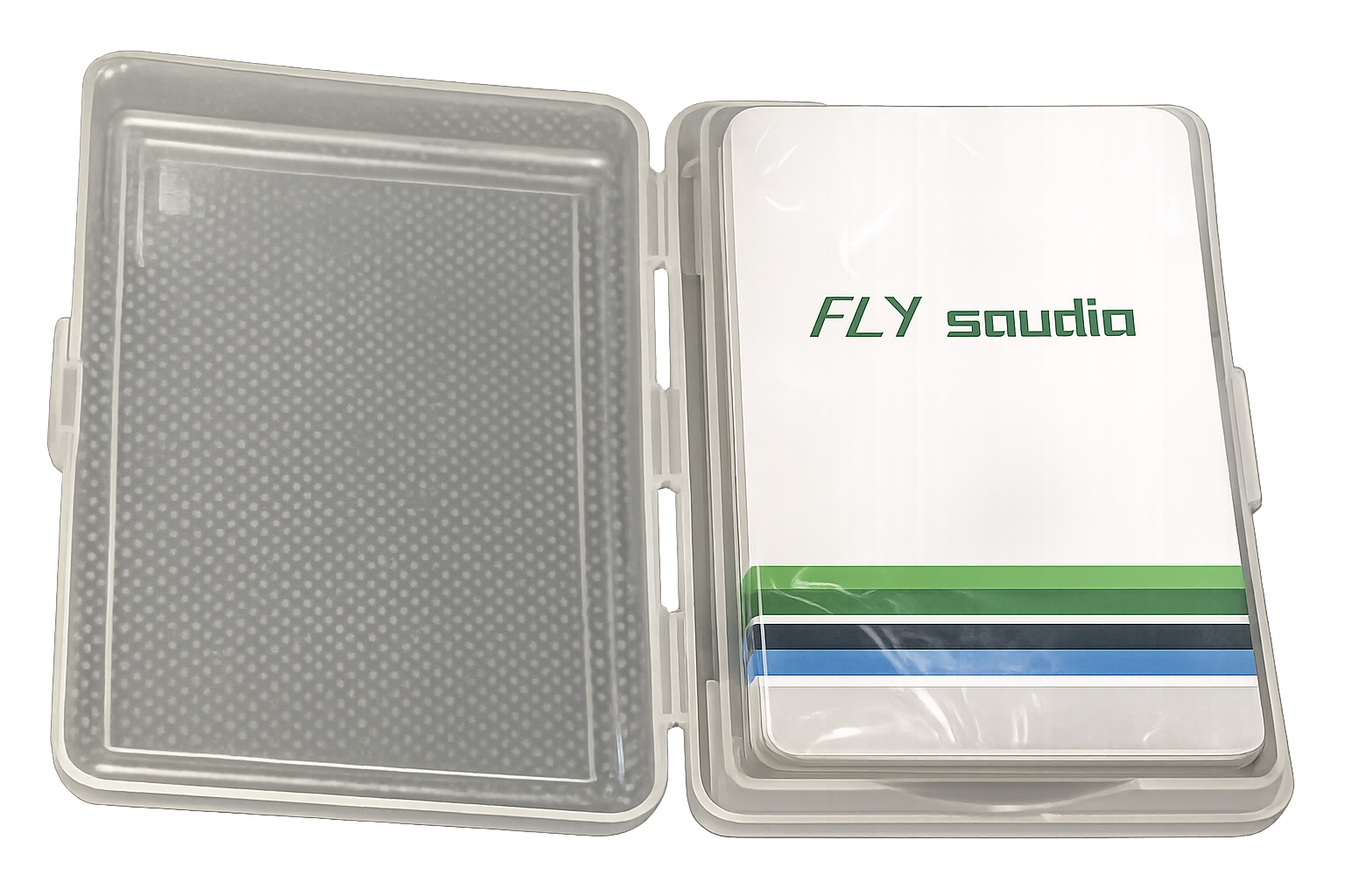 علبة FLY saudia — الإصدار الترويجي